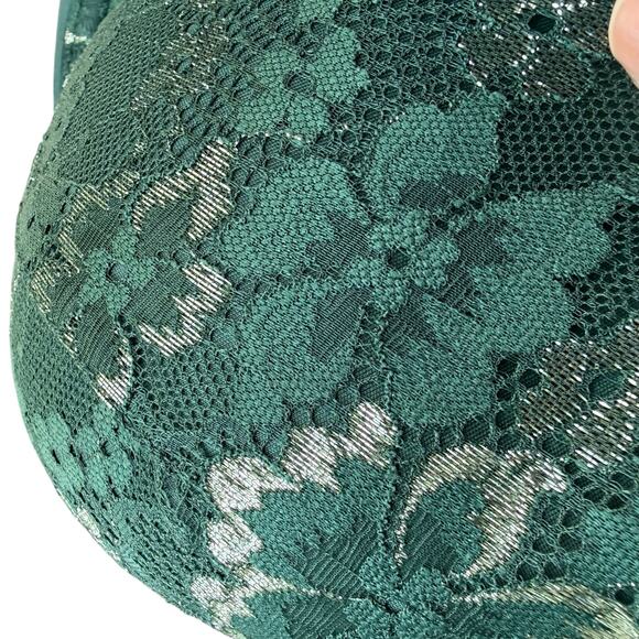 Victoria's Secret Green Lace Demi Bra 36DDD Body by Victoria Romantic Supportive - Picture 13 of 16